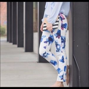Banana Republic Floral Ryan Pants
